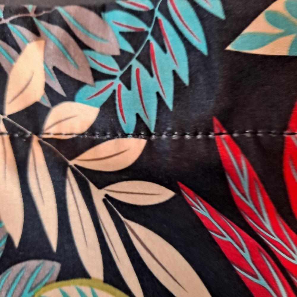 Tropical Print Draw String Backpack With String S… - image 5